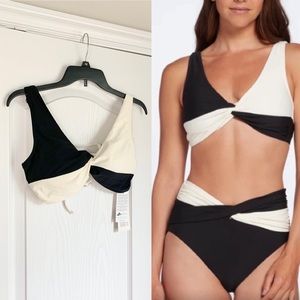 CALIA by Carrie Underwood Black and Cream Bikini